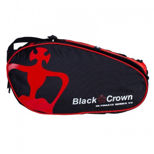 Borsa da padel Black Crown Ultimate Series V2 nera rossa