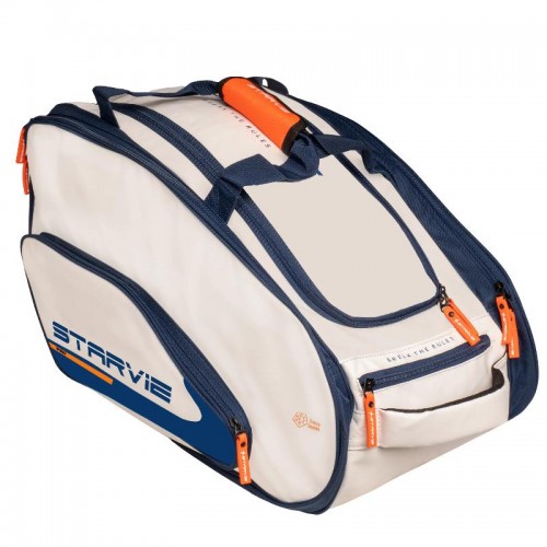 Borsa da padel StarVie Tactic Pro bianca blu navy
