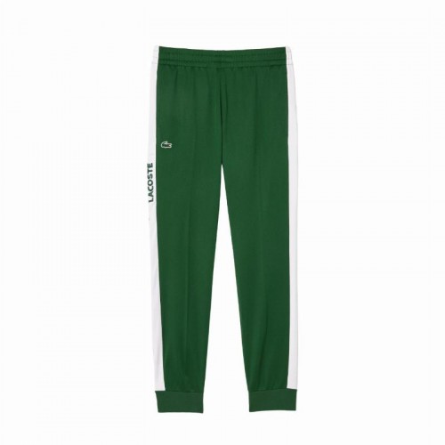 Lacoste Verde Bianco Pantaloni Tennis