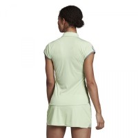 Polo Adidas Club 3 Strisce Verde Grigio