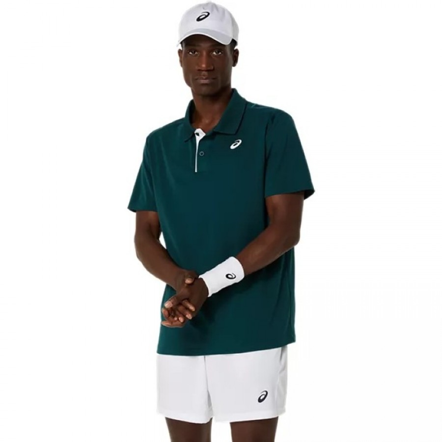 Polo Asics Court Saxon Verde  Offerta + Economico