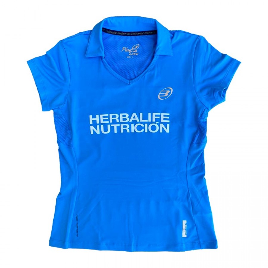 Polo Bullpadel Vergia Blu Celeste