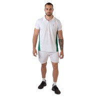 Polo Cartri Memingen Bianco Verde PADELPOINT Polo Cartri Memingen Bianco Verde