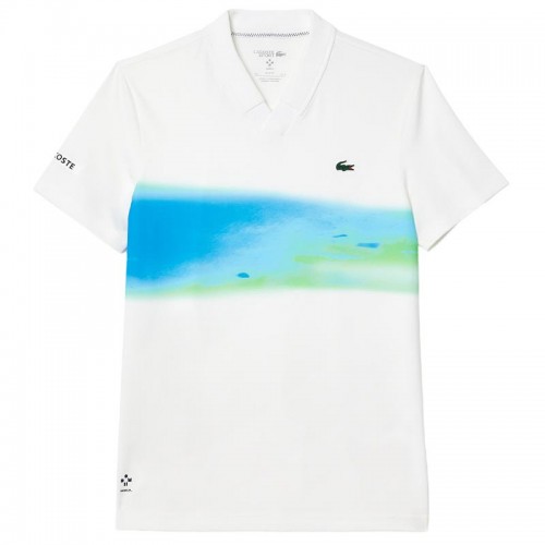 Lacoste Daniil Medvedev Polo Regular Bianco