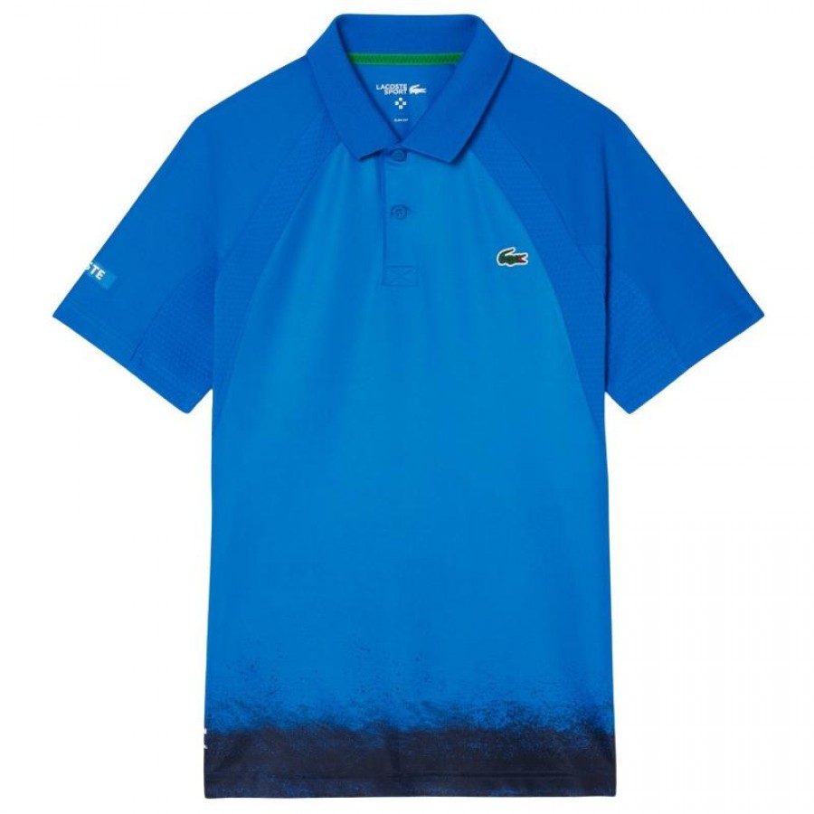 Polo Lacoste Daniil Medvedev Ultra Dry Azul  Offerta + Economico