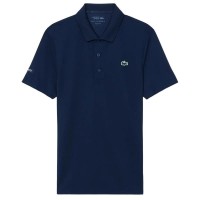 Polo da tennis blu navy Lacoste Novak Djokovic
