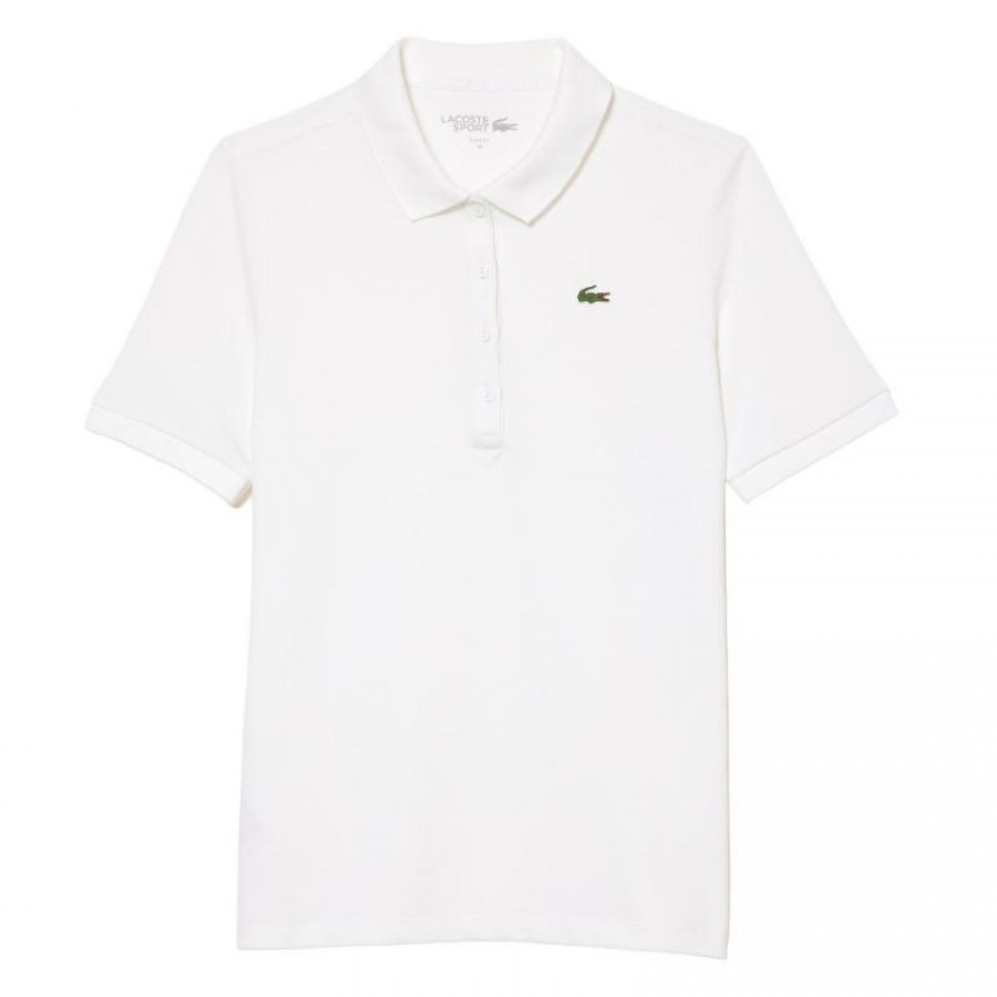 Polo Lacoste Pique Bianco Donna  Offerta + Economico