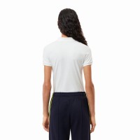 Polo Lacoste Pique Bianco Donna  Offerta + Economico