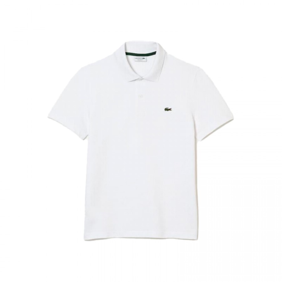 Polo Lacoste Regular Fit Blanco  Offerta + Economico