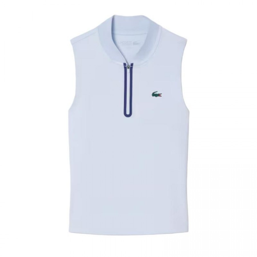Polo Lacoste Senza maniche Ultra Dry Azul Claro Mujer
