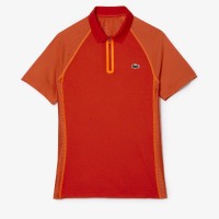 Lacoste Ultra Dry Red Orange Polo Shirt  Offerta + Economico