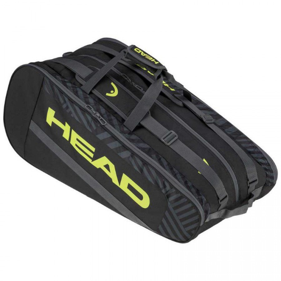 Head Base L Borsa Per Racchette Nero Verde PADELPOINT Head Base L Borsa Per Racchette Nero Verde