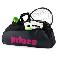 Borsa per racchette Prince Tour 1 Nero Rosa  Offerta + Economico