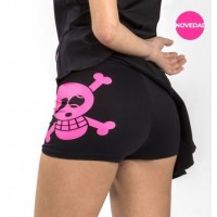 PADDLE abbigliamento gonna appena dieci Marenka nero fucsia PADELPOINT PADDLE abbigliamento gonna appena dieci Marenka nero fucsia