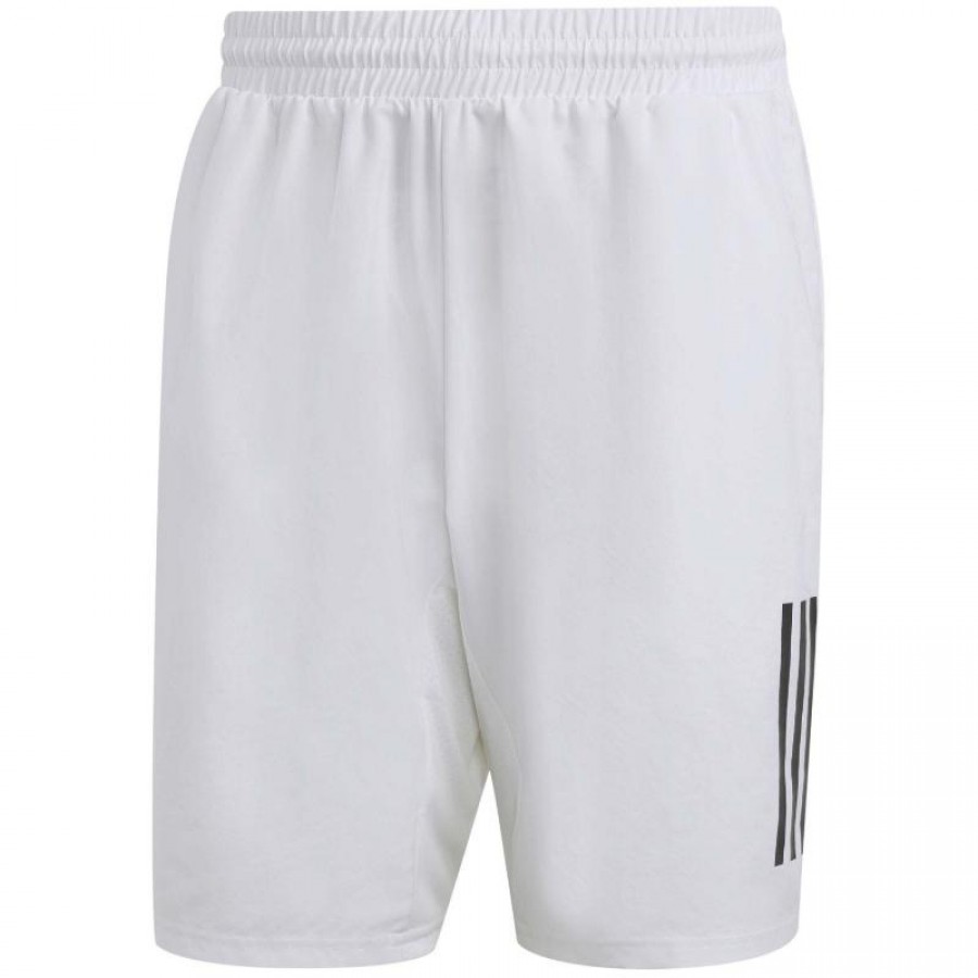 Pantaloncini Adidas Club 3-Stripe Bianco Nero
