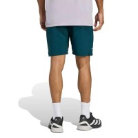 Pantaloncini Adidas Club 3 Strisce Verde Aurora