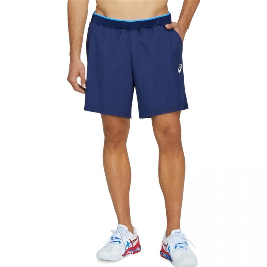 Corto Asics Club 7In Azul Peacoat  Offerta + Economico