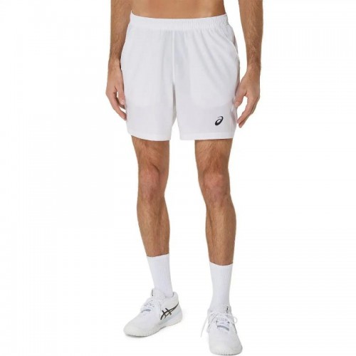 Pantaloncini Asics Court 7IN Blanco