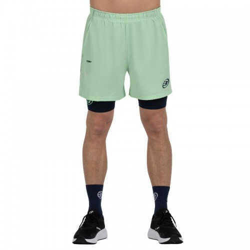 Short Bullpadel Mansil Verde Acido