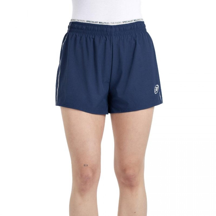 Shorts femminili Bullpadel Pinolu Deep Ocean