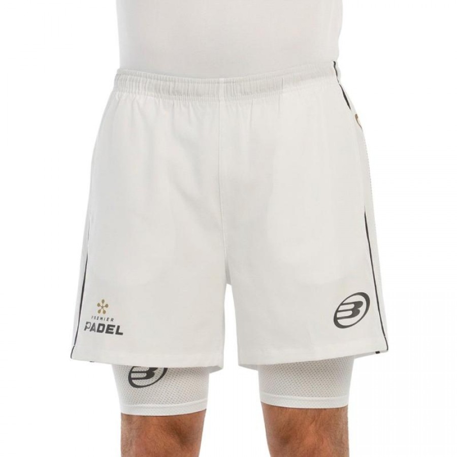 Pantaloncini Bullpadel Premier Padel Barde bianchi  Offerta + Economico