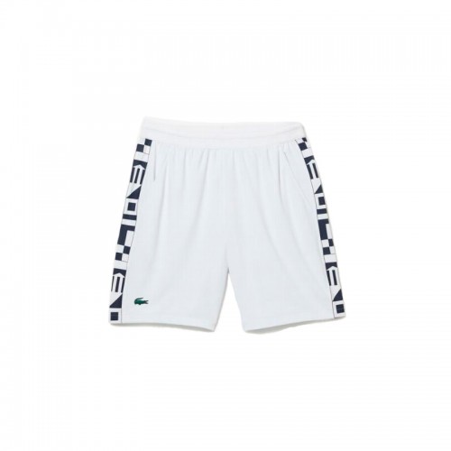 Corto Lacoste Sport Blanco Estampado