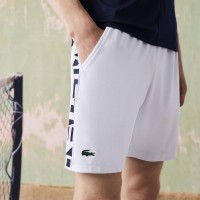 Corto Lacoste Sport Blanco Estampado  Offerta + Economico