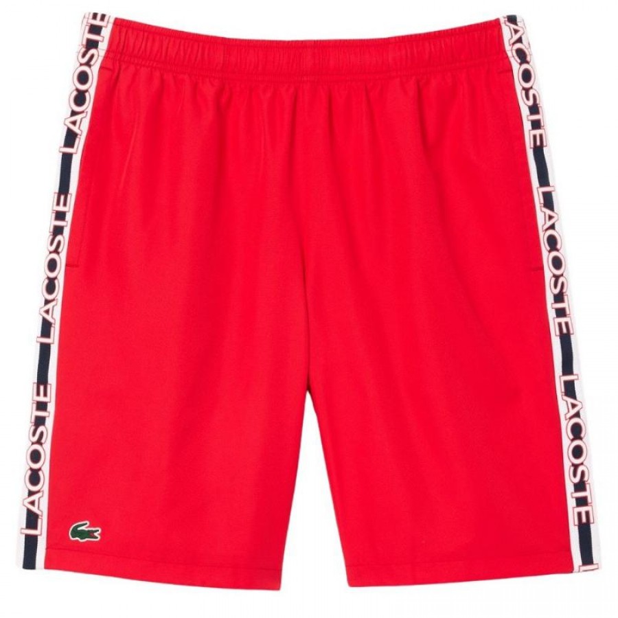 Pantaloncini Lacoste Sport Rojo  Offerta + Economico