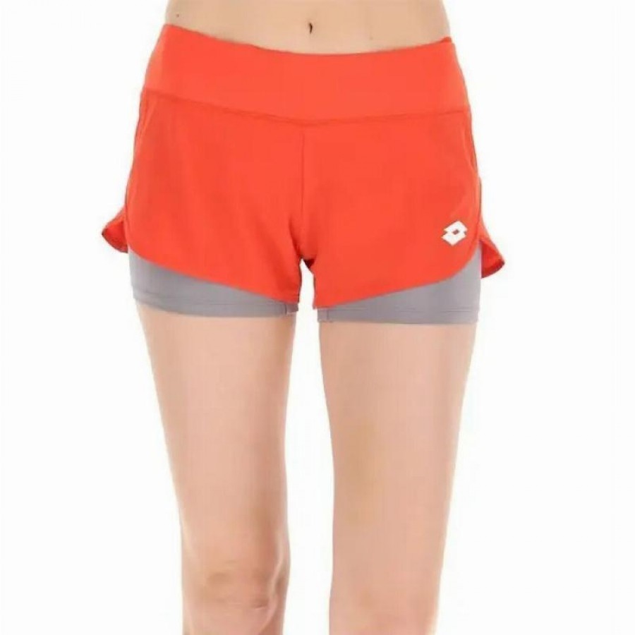 Maglietta corta Lotto Rojo Mujer