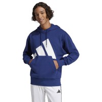 Adidas Essentials Felpa bianca blu scuro  Offerta + Economico