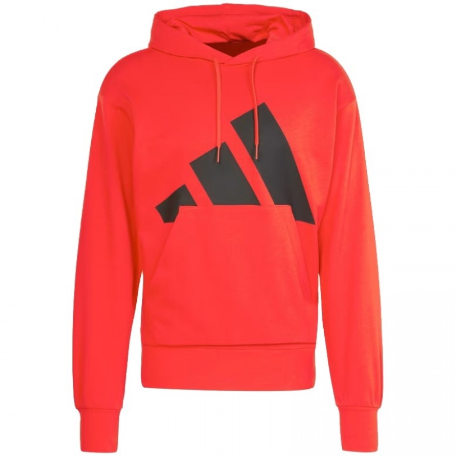 Adidas Essentials Rosso Nero Felpa  Offerta + Economico