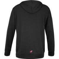 Babolat Padel Hood Felpa Nera Rosa