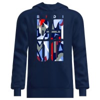 Bidi Badu New York Chill Blu Scuro Rosso Junior Felpa  Offerta + Economico