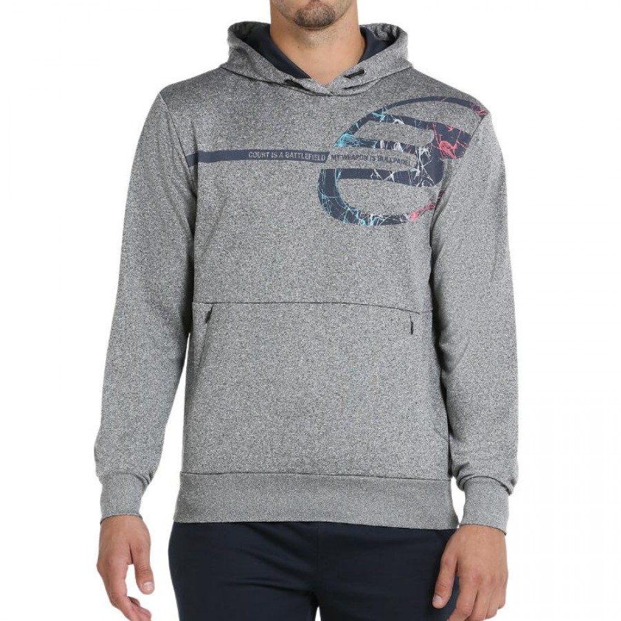 Bullpadel Baiona Felpa Grigio Medio Vigore  Offerta + Economico