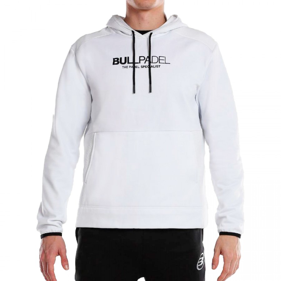 Felpa Bullpadel Yambo Bianco  Offerta + Economico