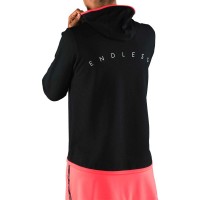 Endless Breath Felpa Nero Rosa
