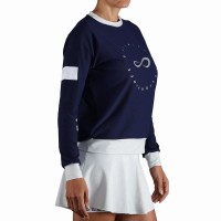 Felpa Endless Inner Tech blu navy argento