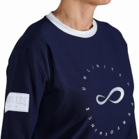 Felpa Endless Inner Tech blu navy argento