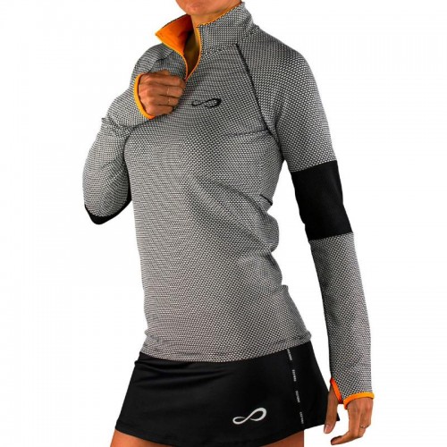 Endless Kirsch Felpa Grigio Arancio