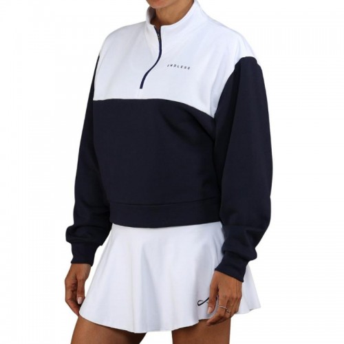 Felpa Endless Vibe Blu Blu Marino Bianco
