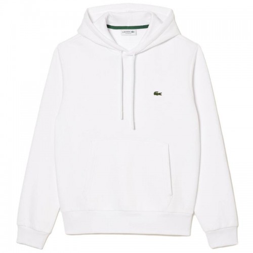 Lacoste Felpa Cotone Bianco