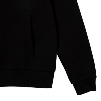 Lacoste Felpa in Cotone Nero Verde