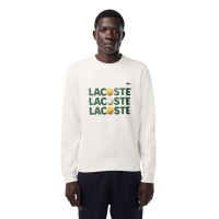 Felpa Lacoste bianca in peluche  Offerta + Economico