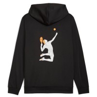 Puma Momo Gonzalez Felpa Singola Nero Arancio