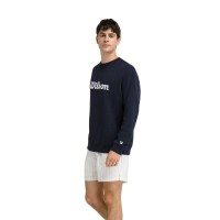 Wilson Parkside Crew Felpa blu navy  Offerta + Economico