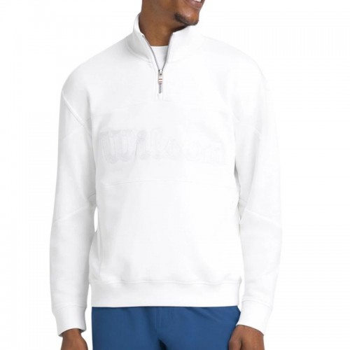 Sudadera Wilson Parkside Mezza Zip Blanco