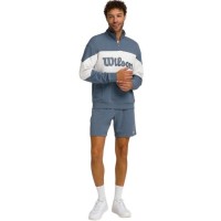 Wilson Parkside Felpa Mezza Zip Grigio Ottanio