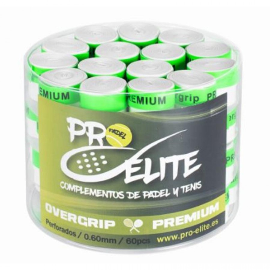 Overgrip Pro Elite Premium Perforated White Drum 60