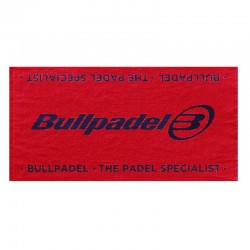 Bullpadel Towel 100x50 Rosso Nero