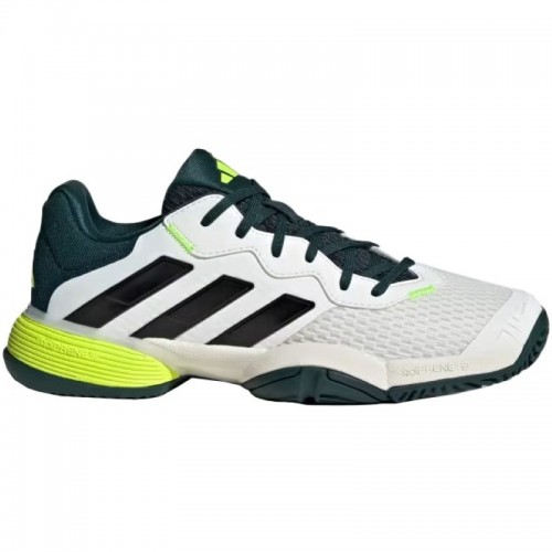 Adidas Barricade K Bianco Nero Verde Junior Sneakers